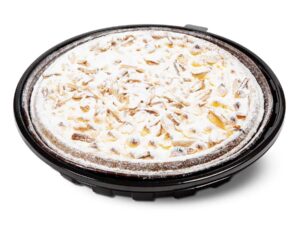 Torta della nonna nella vaschetta